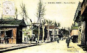 SIDI-BEL-ABBES - RUE LORD-BYRON - 1908